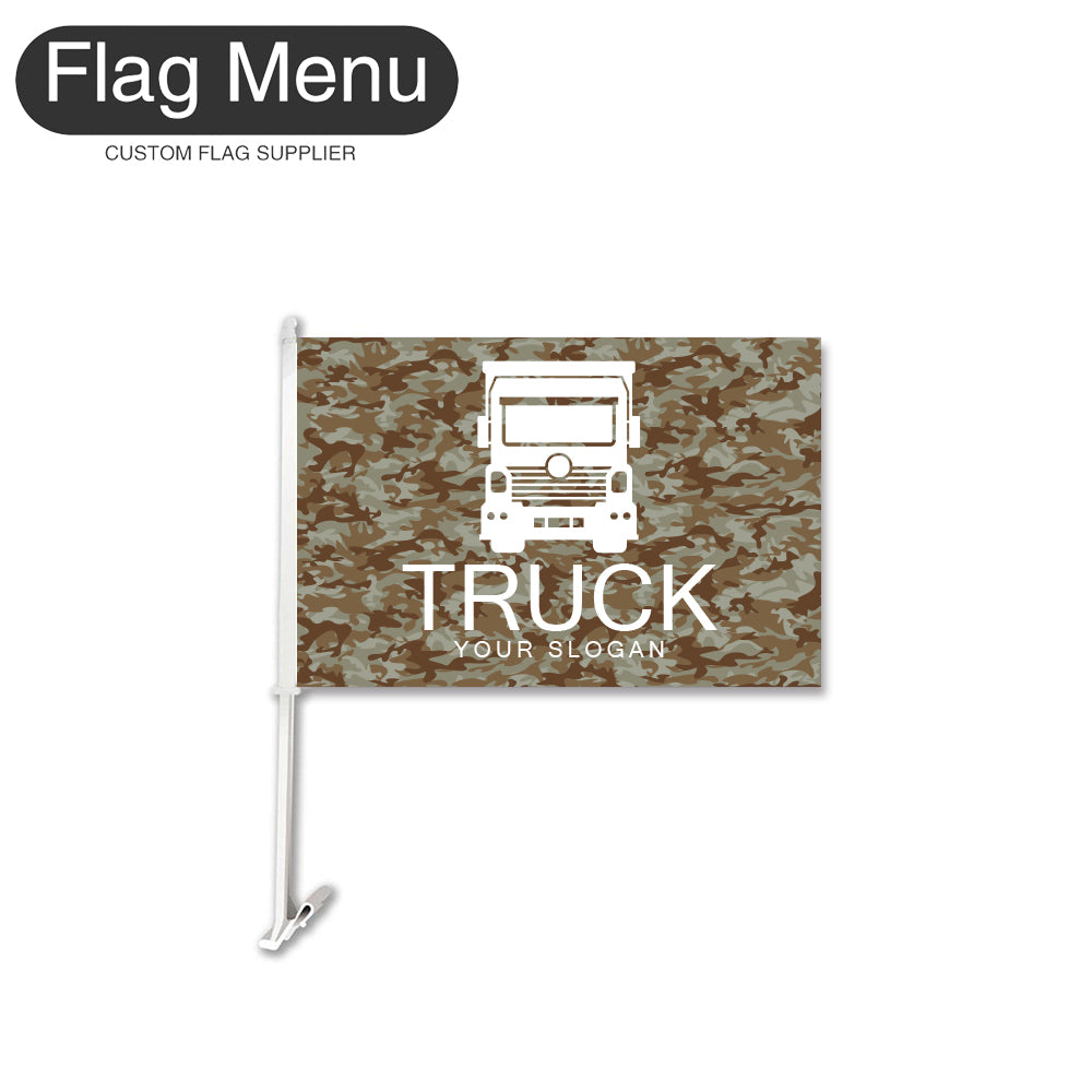 Car Flag Of Transport - 2pcs-Flag Menu