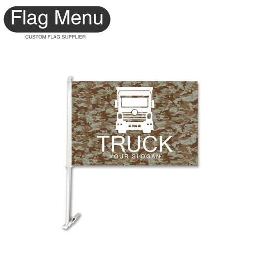 Car Flag Of Transport - 2pcs-Flag Menu