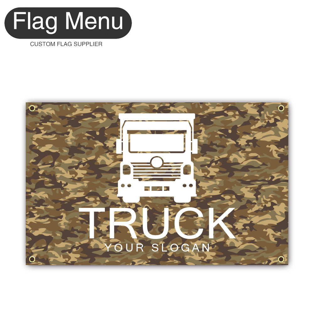3'x5' Regular Flag - Transport-4 Grommets-Flag Menu