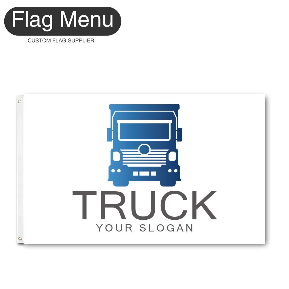 3'x5' Regular Flag - Transport-2 Grommets-Flag Menu