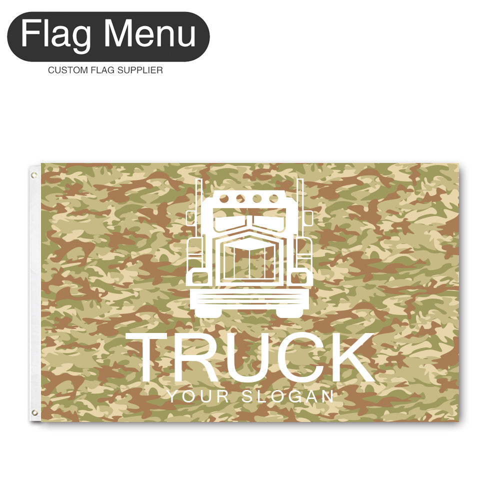 3'x5' Regular Flag - Transport-2 Grommets-Flag Menu