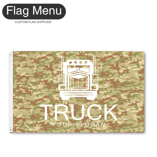 3'x5' Regular Flag - Transport-2 Grommets-Flag Menu