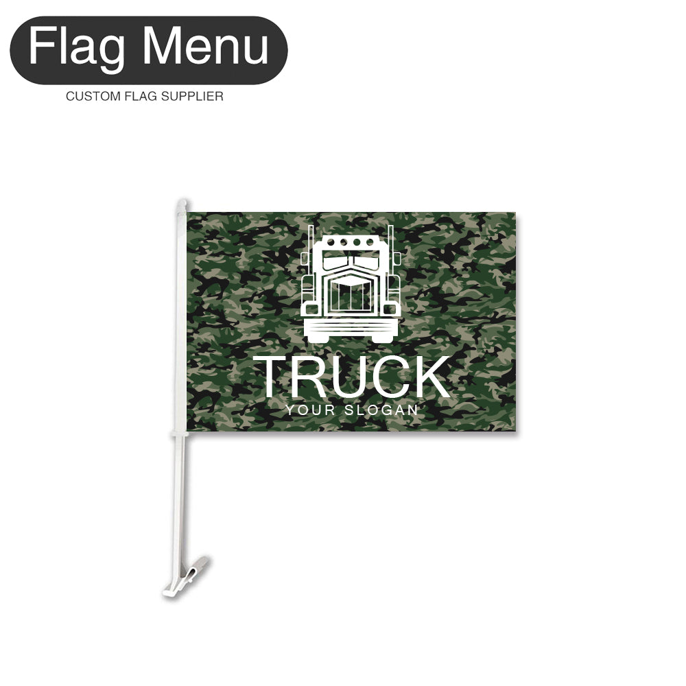 Car Flag Of Transport - 2pcs-Flag Menu