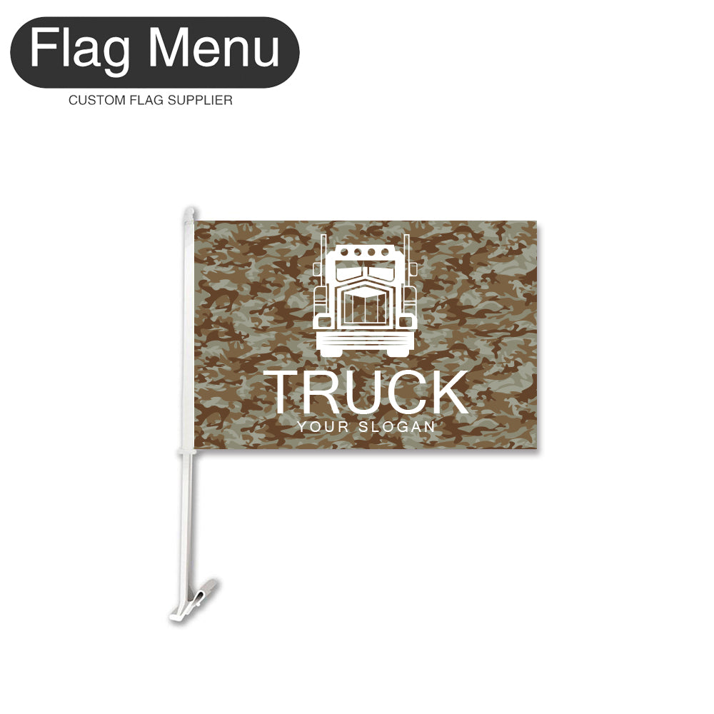 Car Flag Of Transport - 2pcs-Flag Menu