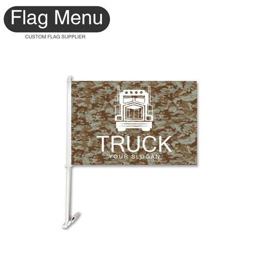 Car Flag Of Transport - 2pcs-Flag Menu