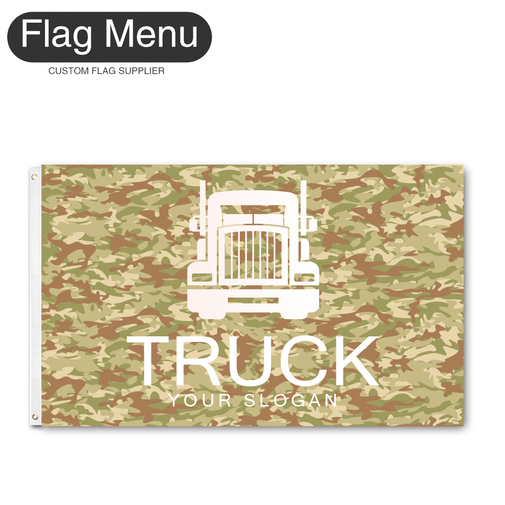 3'x5' Regular Flag - Transport-2 Grommets-Flag Menu