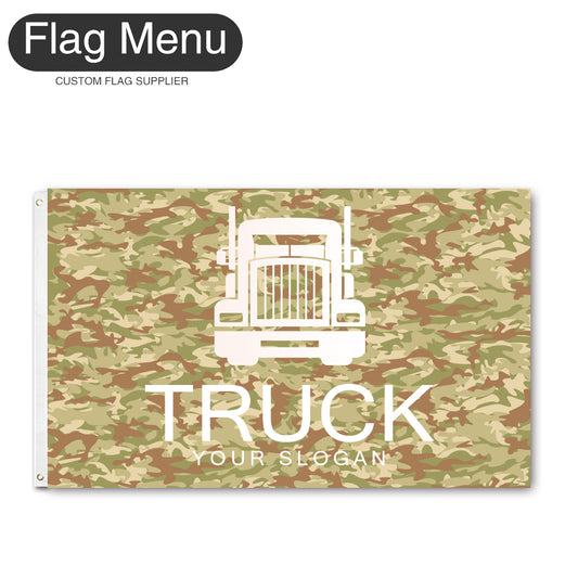 3'x5' Regular Flag - Transport-2 Grommets-Flag Menu