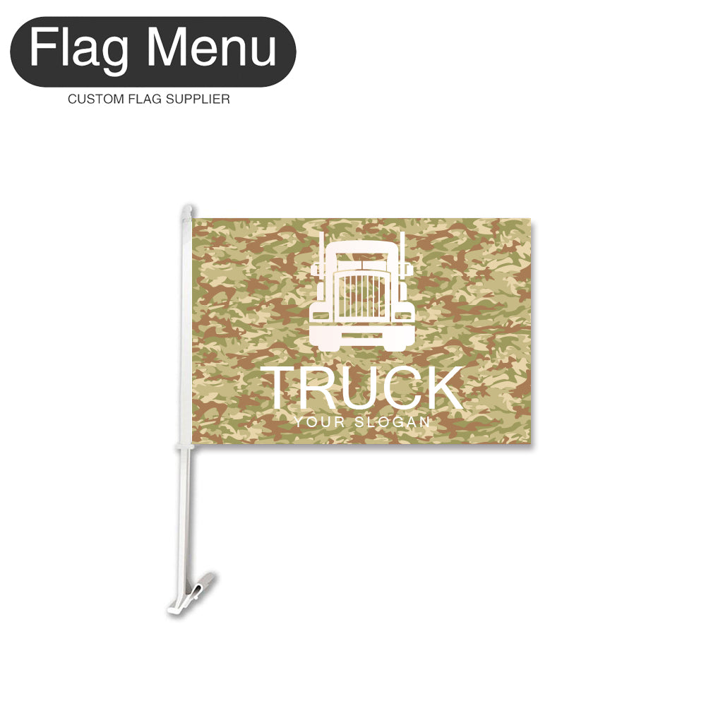Car Flag Of Transport - 2pcs-Flag Menu