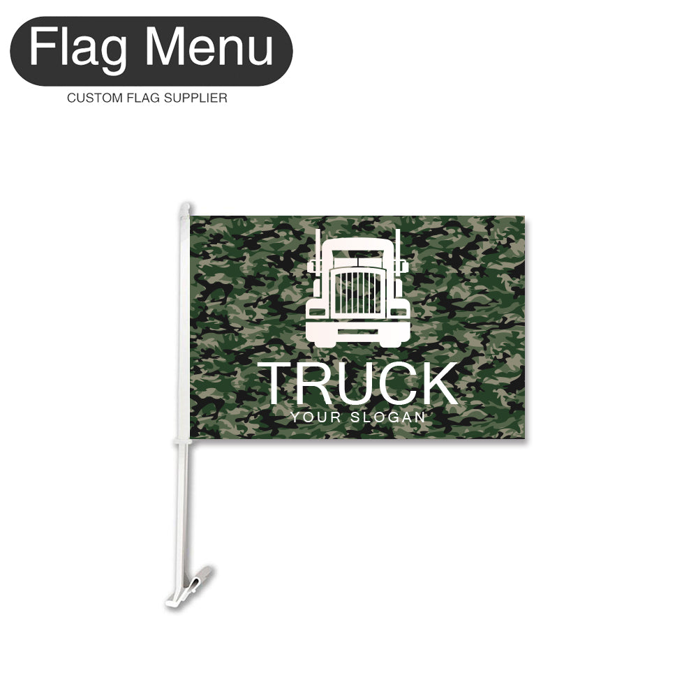 Car Flag Of Transport - 2pcs-Flag Menu