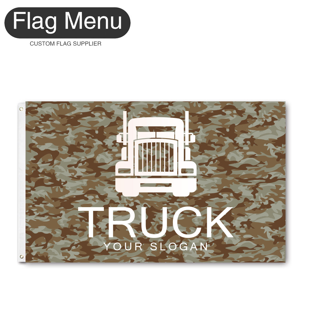 3'x5' Regular Flag - Transport-2 Grommets-Flag Menu