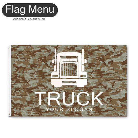 3'x5' Regular Flag - Transport-2 Grommets-Flag Menu