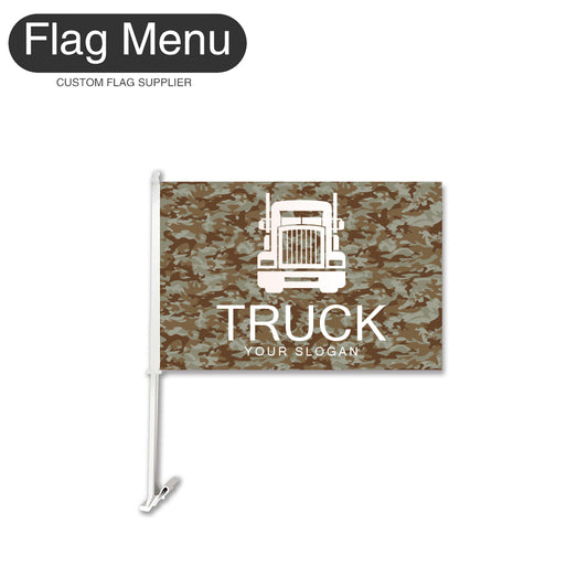 Car Flag Of Transport - 2pcs-Flag Menu
