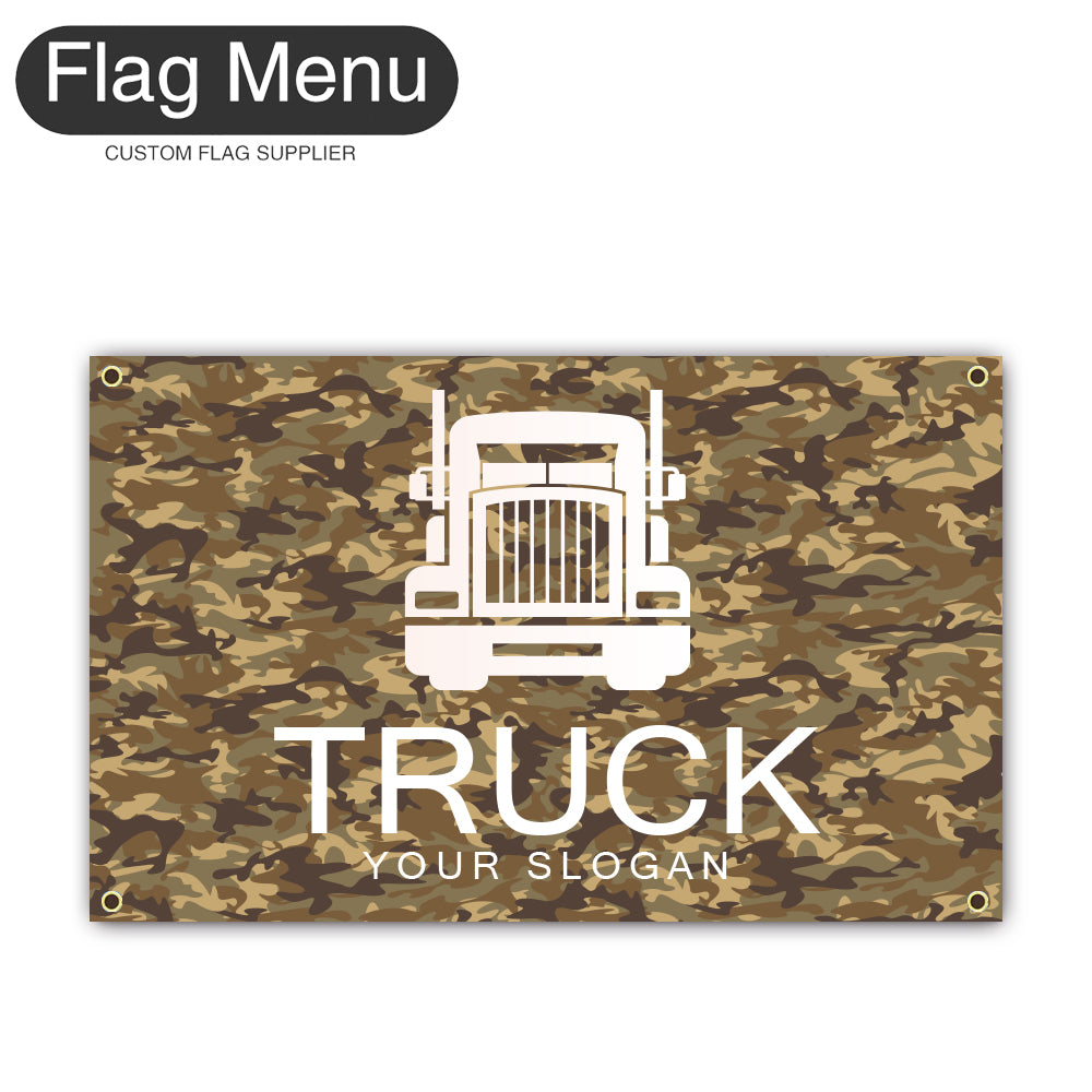 3'x5' Regular Flag - Transport-4 Grommets-Flag Menu