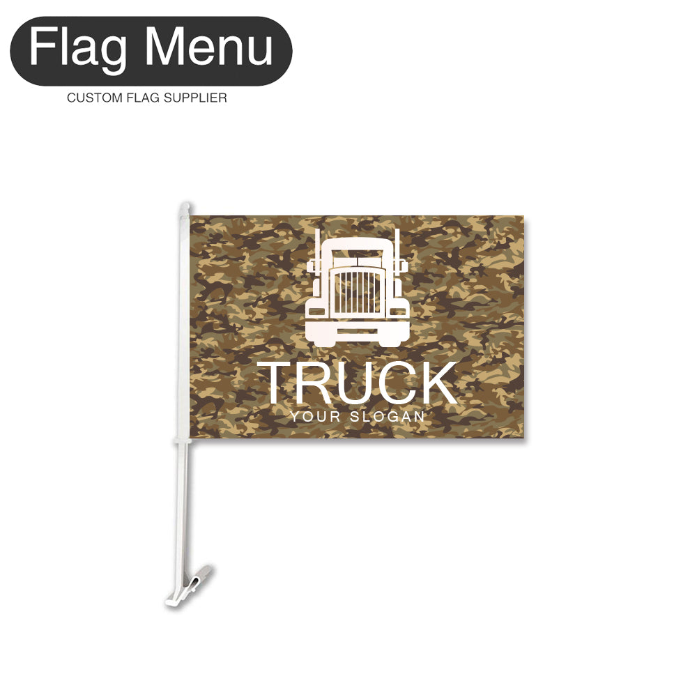 Car Flag Of Transport - 2pcs-Flag Menu