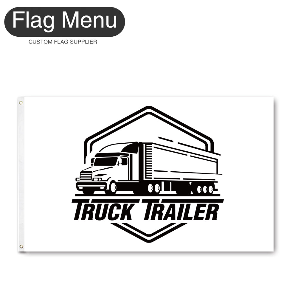 3'x5' Regular Flag - Transport-2 Grommets-Flag Menu