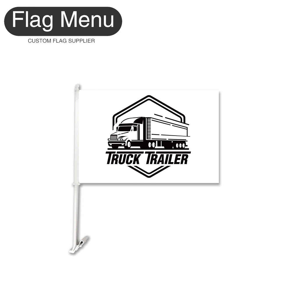 Car Flag Of Transport - 2pcs-Flag Menu