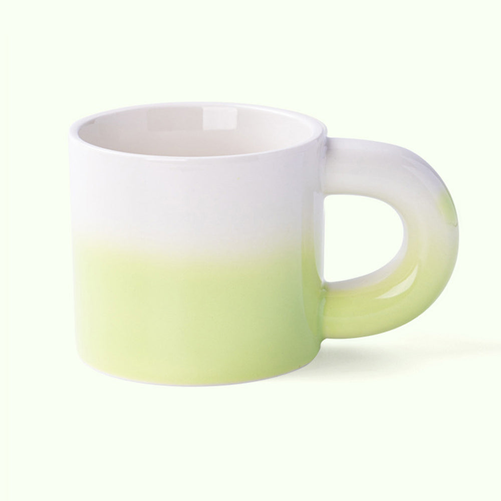 2 pcs - 11.2oz Customized Big Fat Cup/Mug - Holiday Gift-Wild Green-Flag Menu