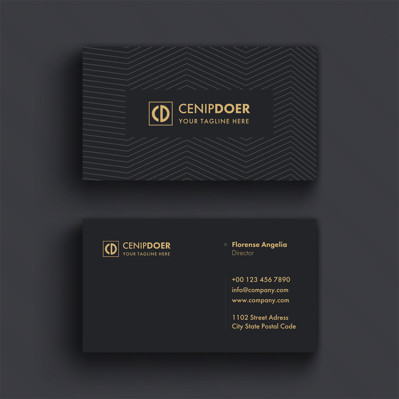 High Grade Business Card - 1000 pcs-Flag Menu