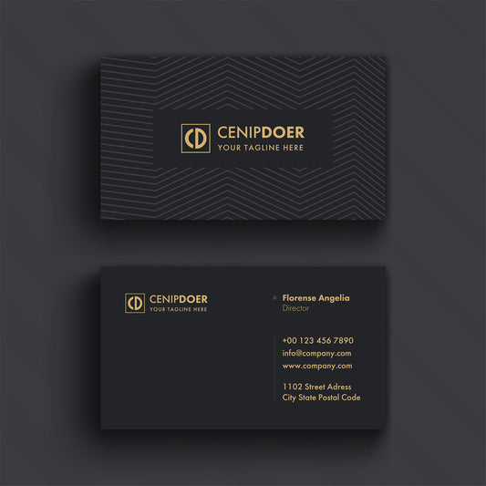 High Grade Business Card - 1000 pcs-Flag Menu