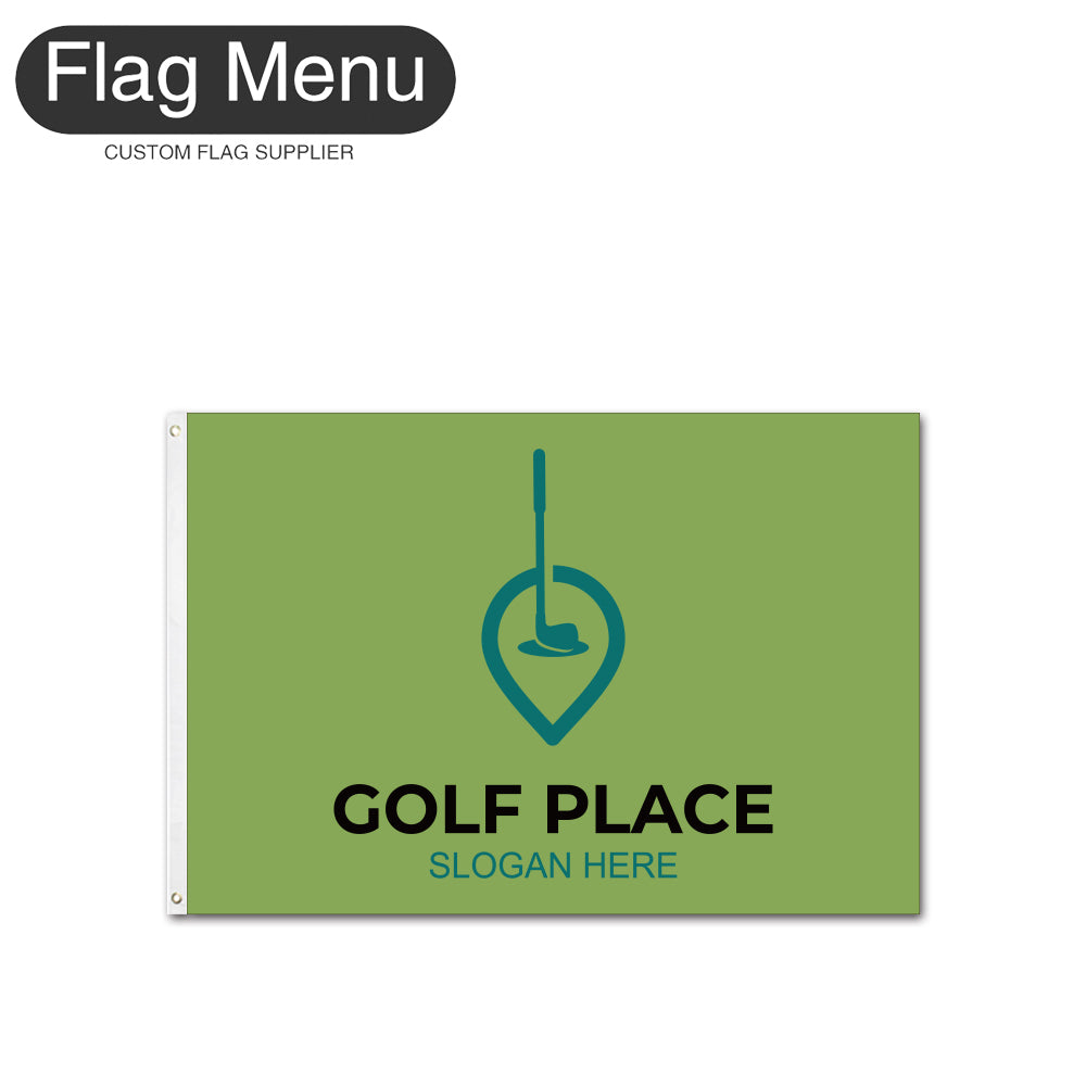 3'x5' Custom Golf Club Flag-Flag Menu