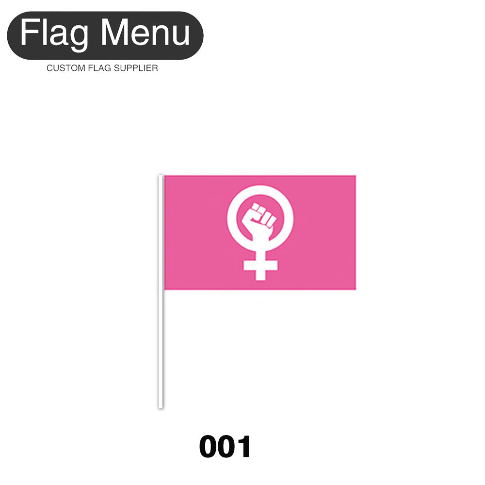8"x11" Stick Flag - My Body My Choice - (100 pcs)-Flag Menu