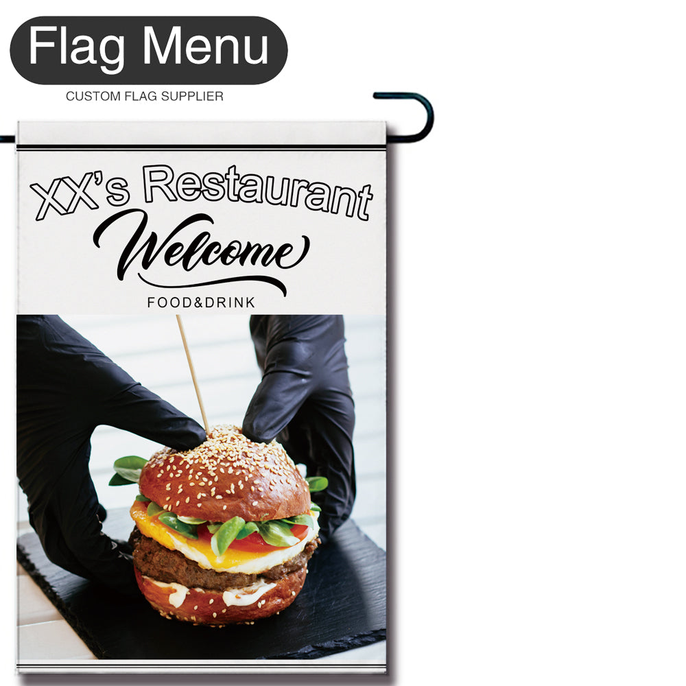 Store Welcome Flag - Canvas-12"x18"-Flag Menu