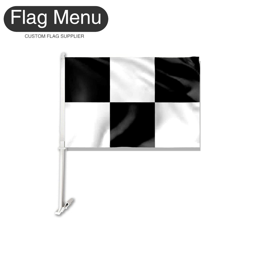 12"X18" Rally Racing Car Flag - 2 Pcs-Flag Menu