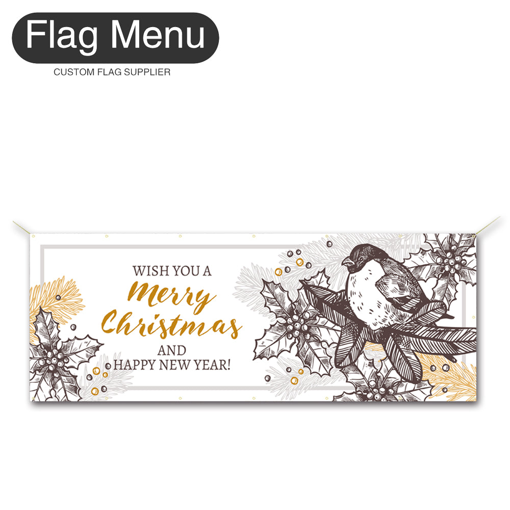Christmas Custom Vinyl Banner-Flag Menu