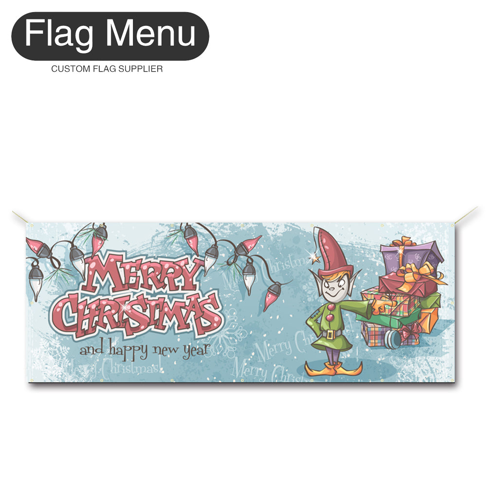 Christmas Custom Vinyl Banner-Flag Menu