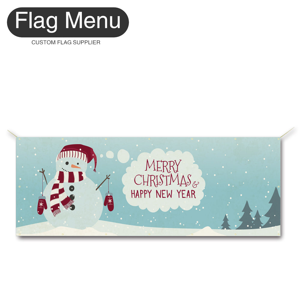 Christmas Custom Vinyl Banner-Flag Menu
