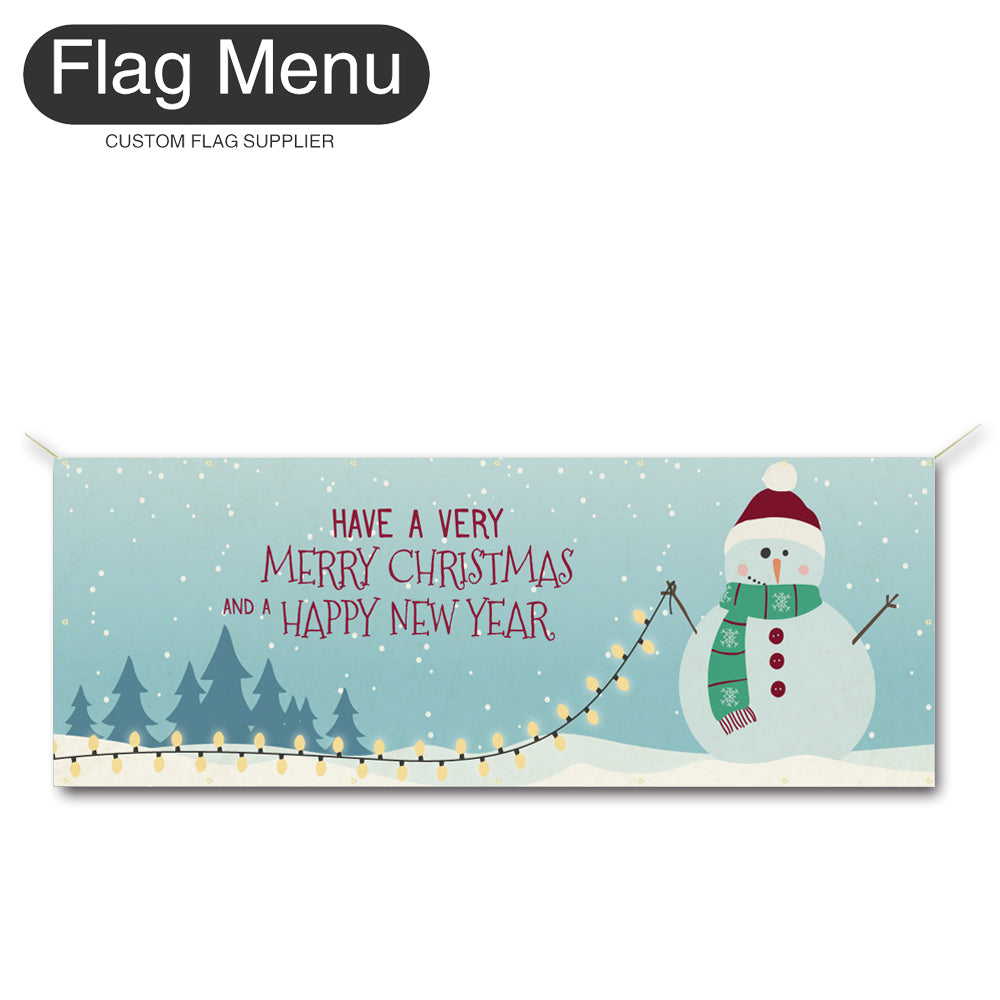 Christmas Custom Vinyl Banner-Flag Menu