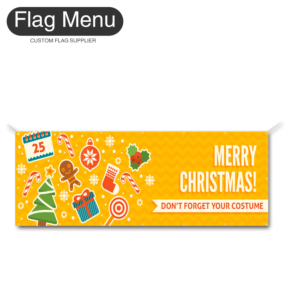 Christmas Custom Vinyl Banner-Flag Menu