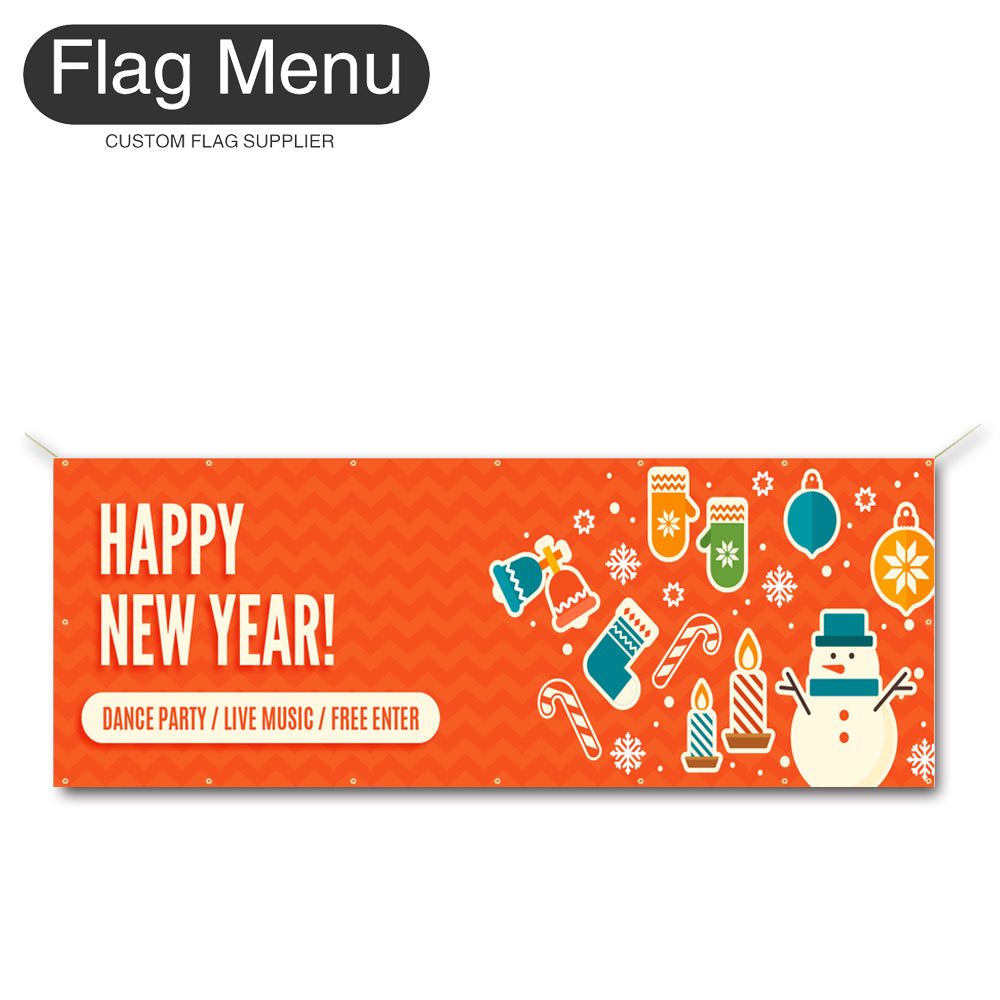 Christmas Custom Vinyl Banner-Flag Menu