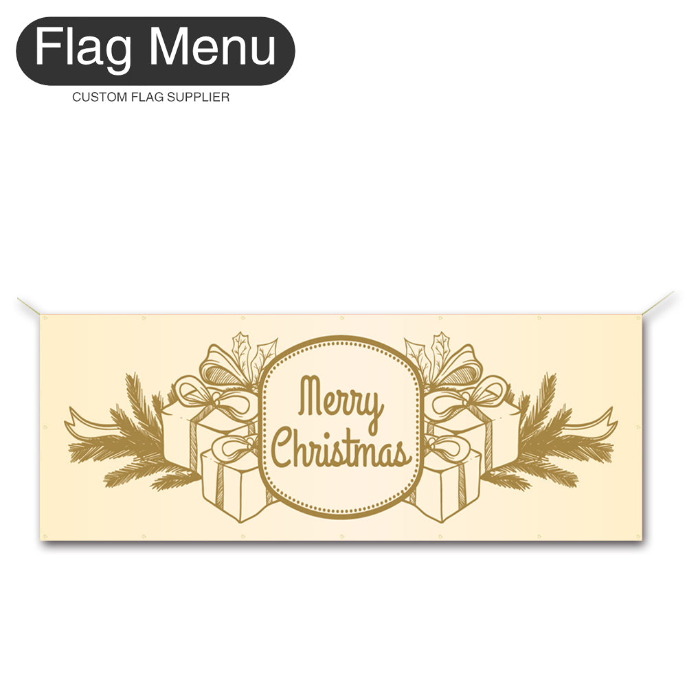Christmas Custom Vinyl Banner-Flag Menu