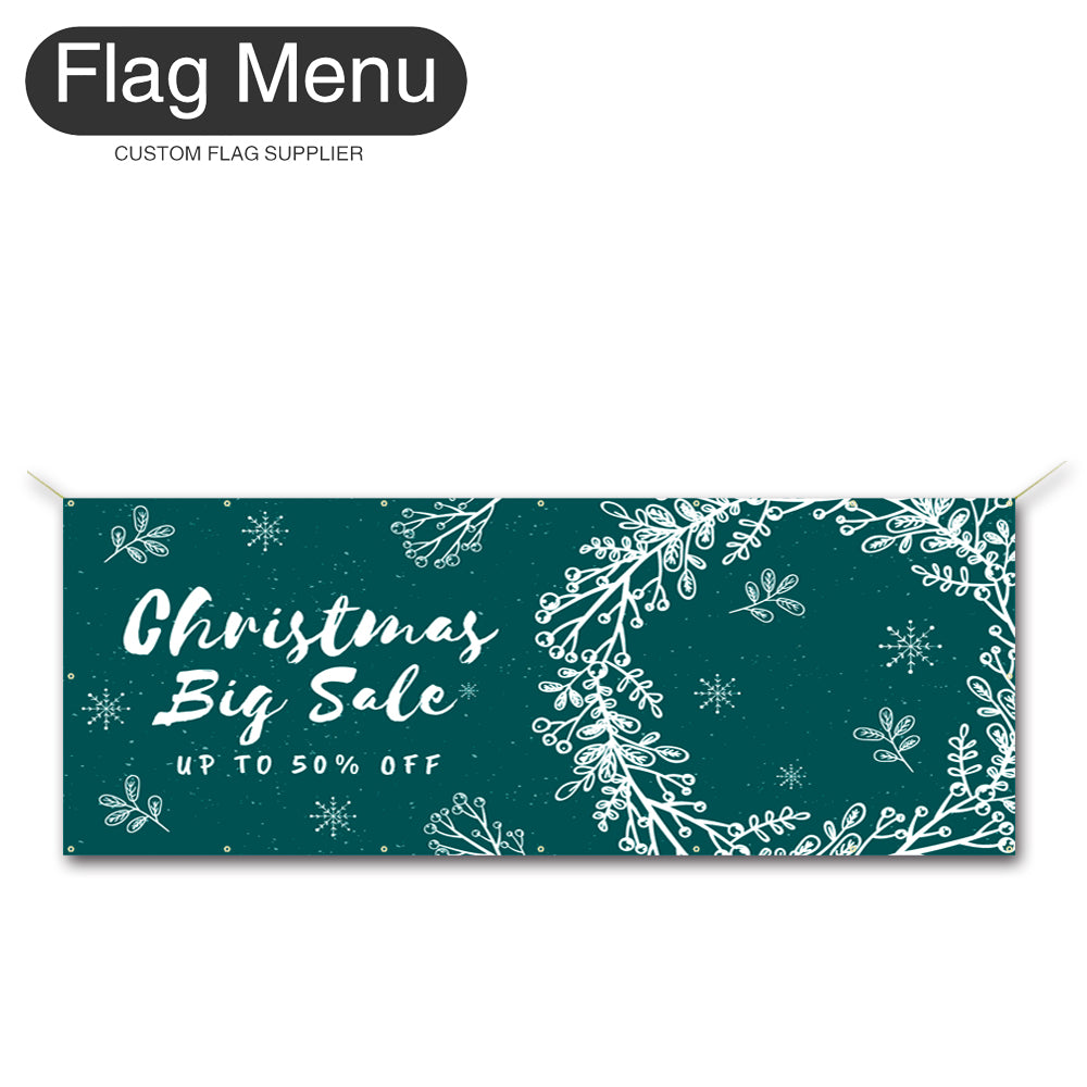 Christmas Custom Vinyl Banner-Flag Menu