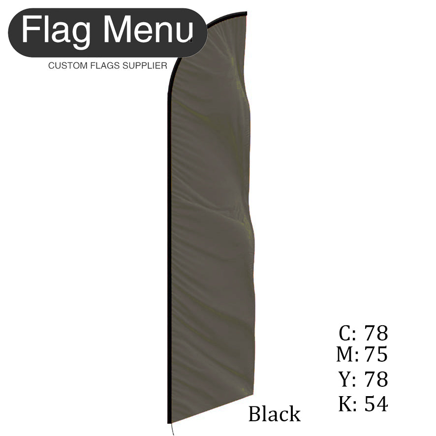 Solid Color-Custom Feather(Sharkfin) Flag-Flag Menu-Flag&Banner Company- USA UK Canada AU EU