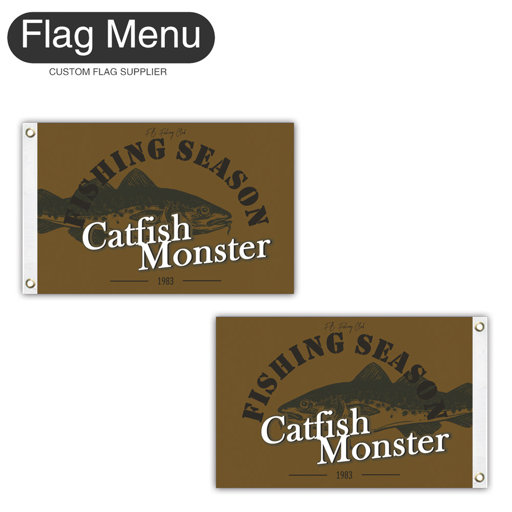 12x18 Fishing Season Yacht Flag - Catfish exclusive at – Flag Menu