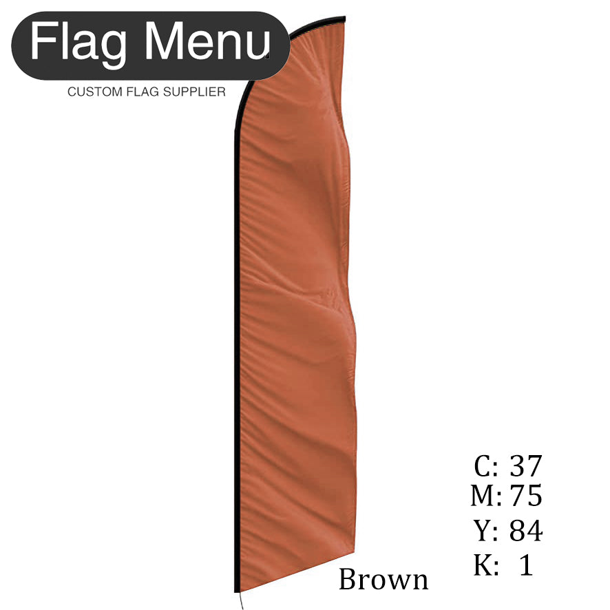 Solid Color-Custom Feather(Sharkfin) Flag-Flag Menu-Flag&Banner Company- USA UK Canada AU EU