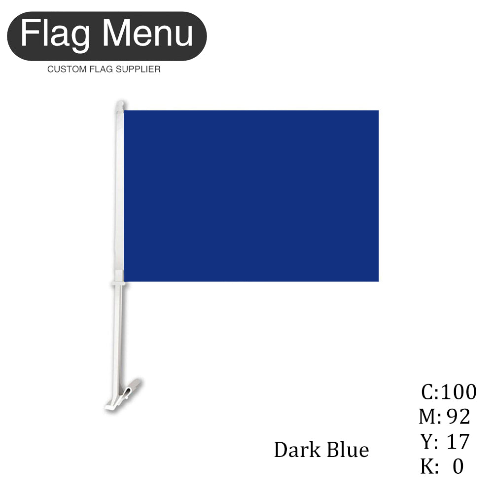 Vivid Color-12X18in Solid Color Car Flag-Flag Menu-Flag&Banner Company- USA UK Canada AU EU