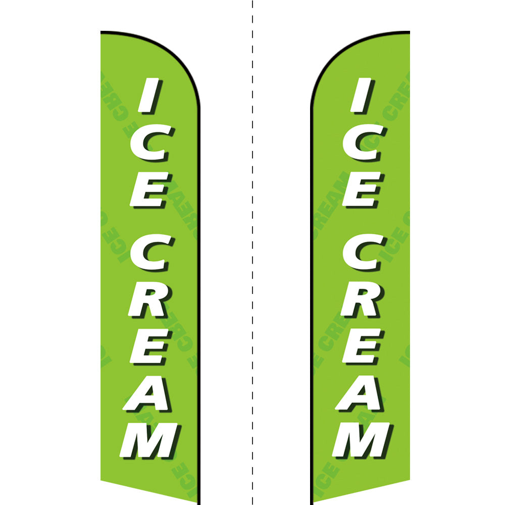 11.3ft Feather Flag Kit With Spike-WATER MARK-feather flag kit-FlagMenu-Flag Menu