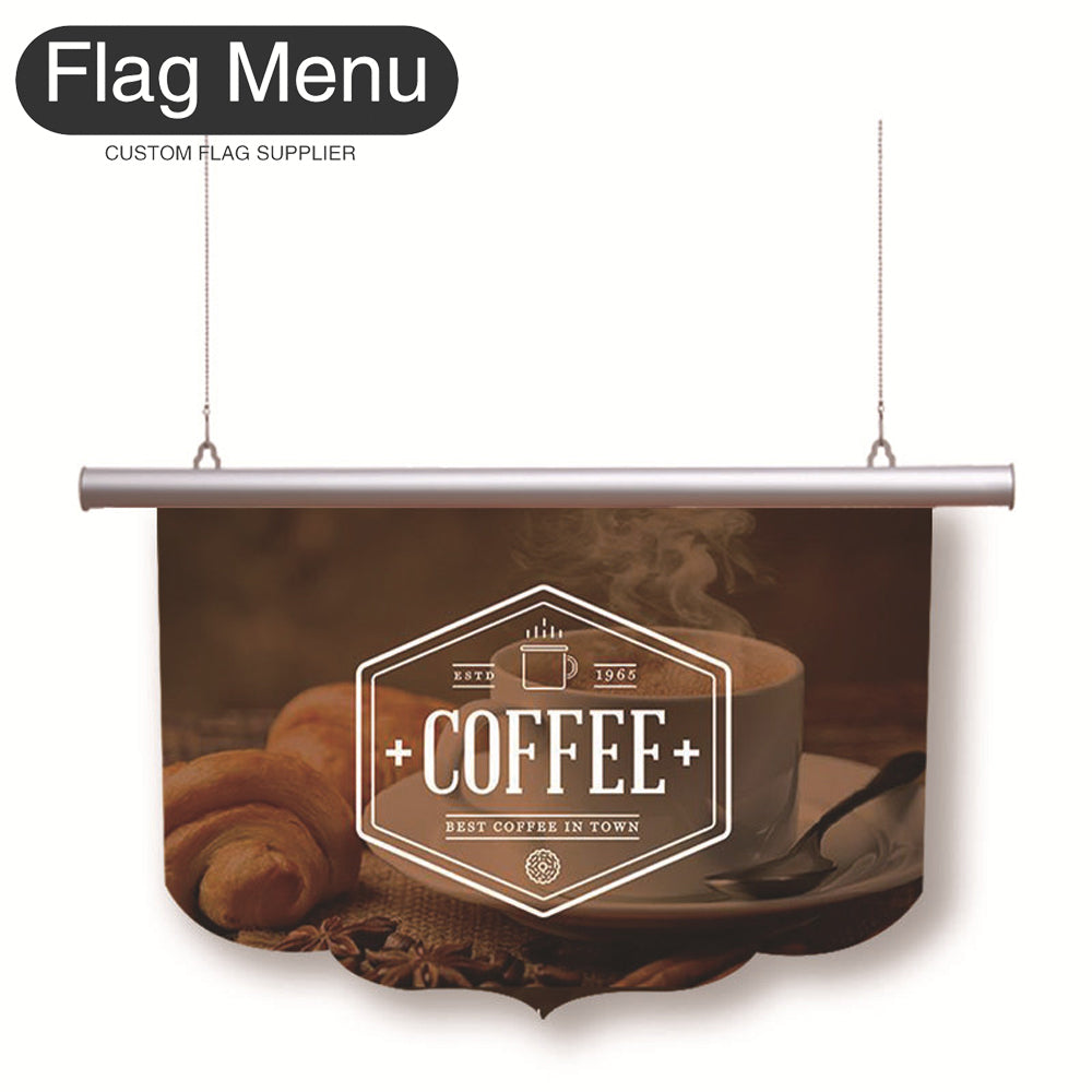 D style Hanging Banner Accessory - 10 Sets-Flag Menu