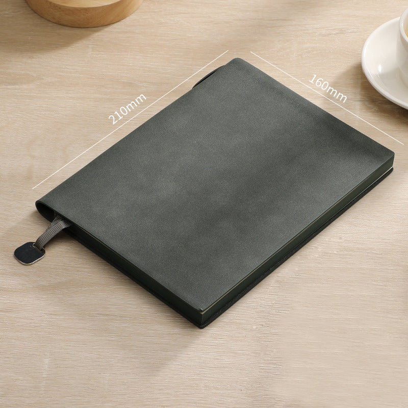 100 Packs Custom Gift Note Book - Logo Printing-Grey Green-Book Only-100 Pcs-FlagMenu.com