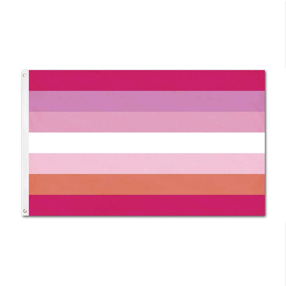 200 Packs Editable Screen Printing - Flag Of LGBTQ+-Regular Flag-FlagMenu-Lesbian-Flag Menu