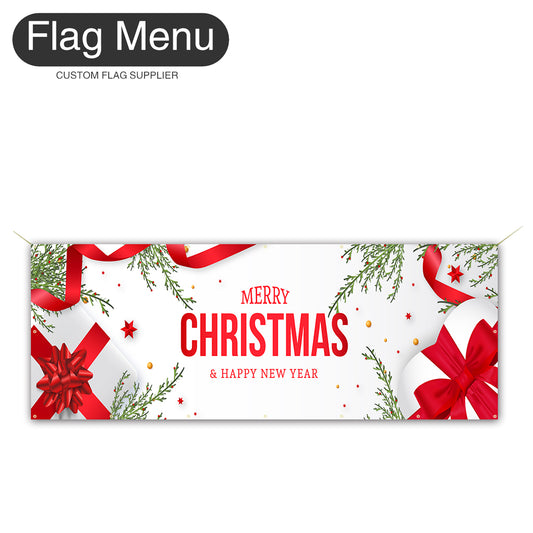 Christmas Custom Vinyl Banner-Flag Menu