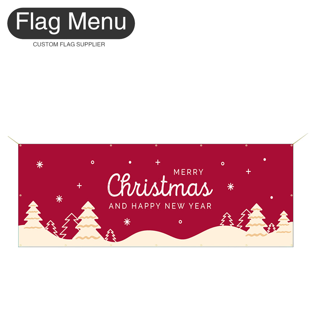 Christmas Custom Vinyl Banner-Flag Menu