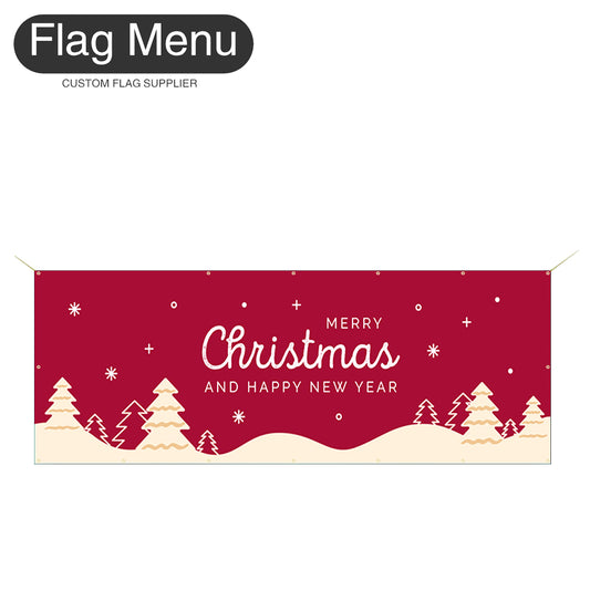 Christmas Custom Vinyl Banner-Flag Menu