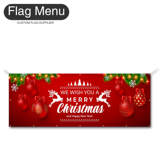 Christmas Custom Vinyl Banner-Flag Menu