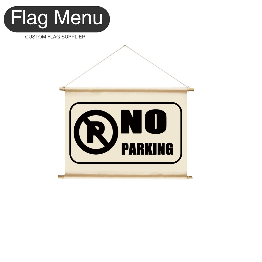 8"x12" Hanging Signs Banner-Custom Text-Flag Menu