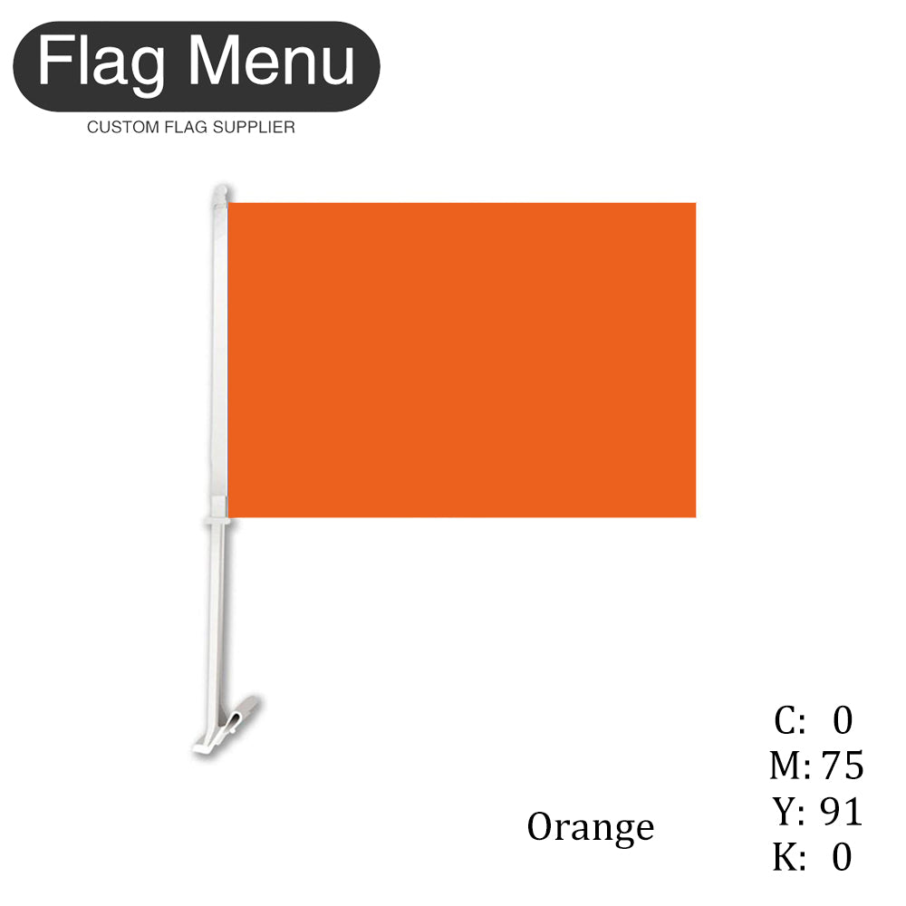 Vivid Color-12X18in Solid Color Car Flag-Flag Menu-Flag&Banner Company- USA UK Canada AU EU