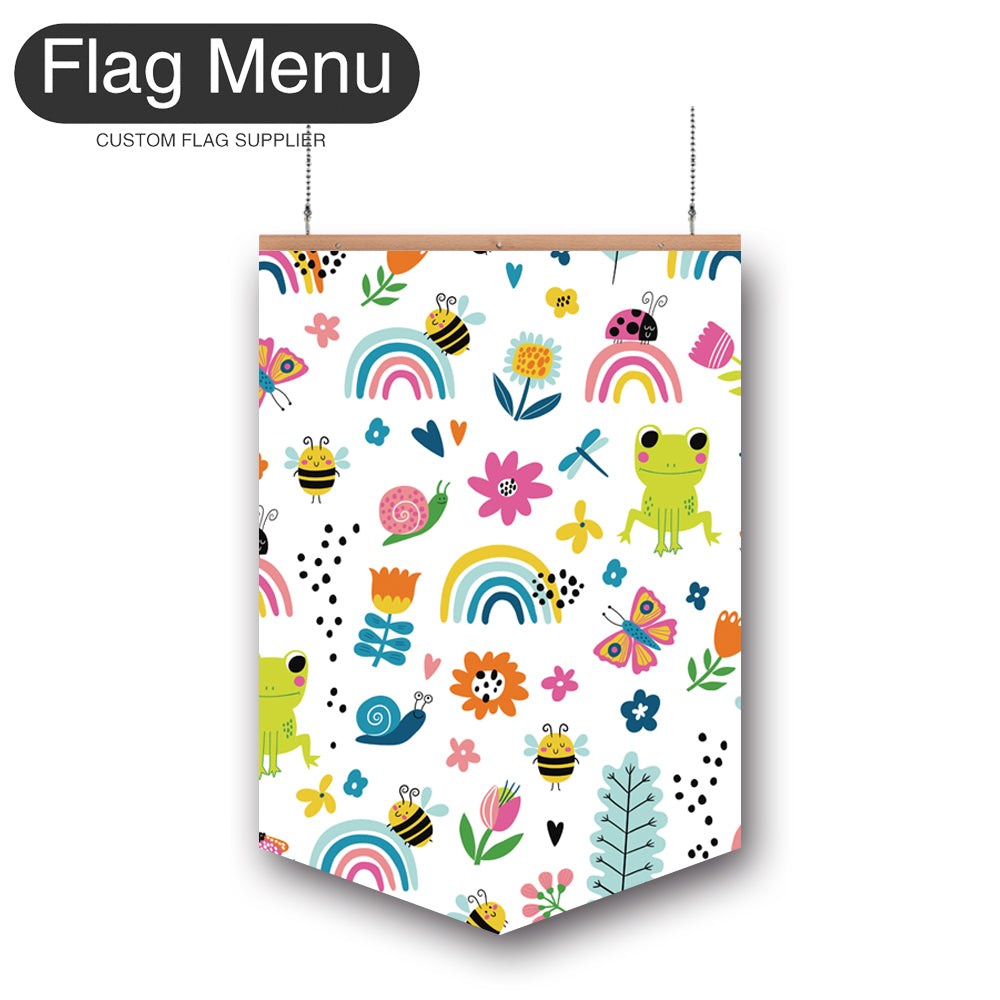 Frog Vinyl Hanging Banner Kit - Double Sided-Pennant-Flag Menu
